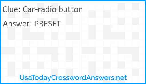 Car-radio button Answer