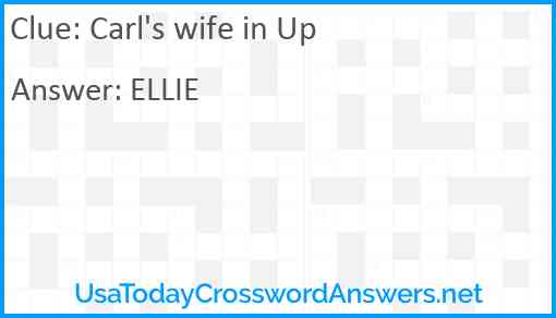 Carl's wife in Up Answer