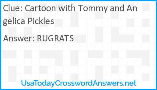 Cartoon with Tommy and Angelica Pickles Answer