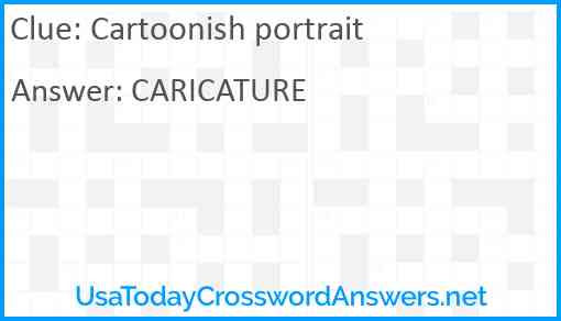 Cartoonish portrait Answer