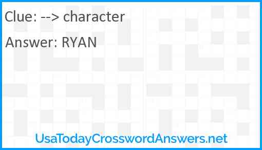 --> character Answer