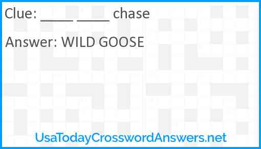 Chase Answer