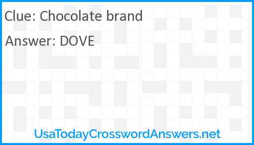 Chocolate brand Answer