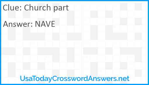 Church part Answer