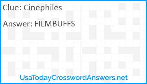 Cinephiles Answer