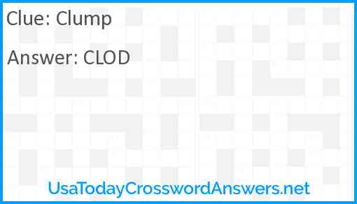 Clump Answer