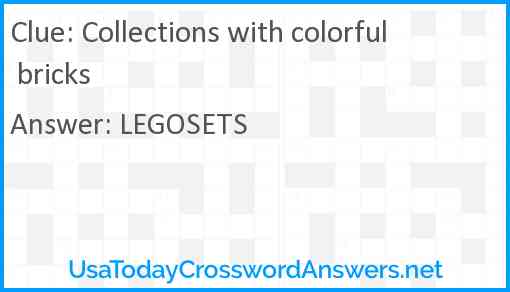 Collections with colorful bricks Answer