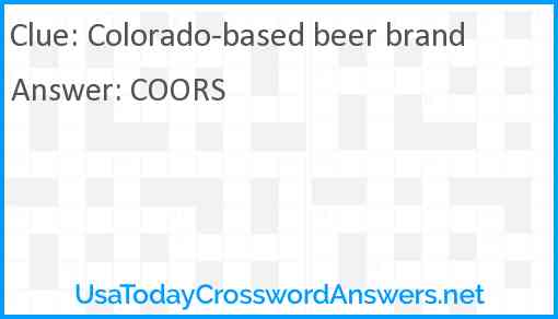 Colorado-based beer brand Answer