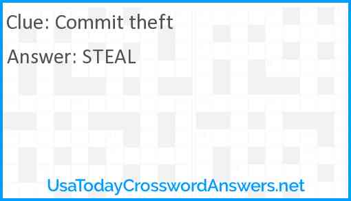 Commit theft Answer