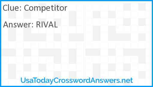 Competitor Answer
