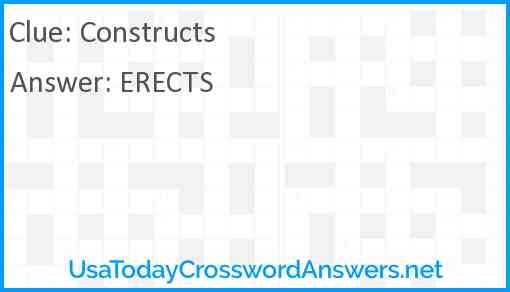 Constructs Answer