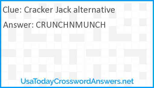 Cracker Jack alternative Answer