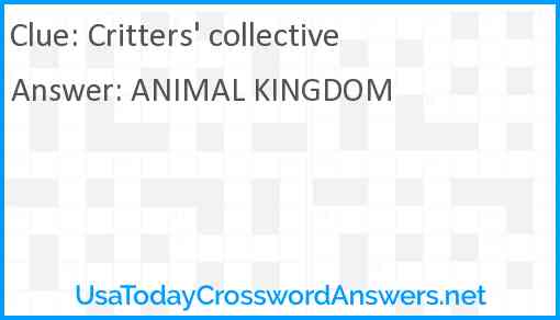 Critters' collective Answer