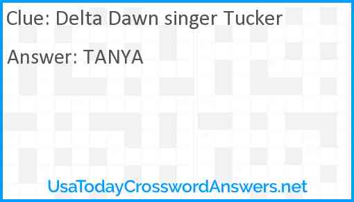 Delta Dawn singer Tucker Answer