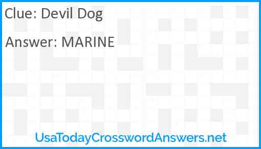 Devil Dog Answer