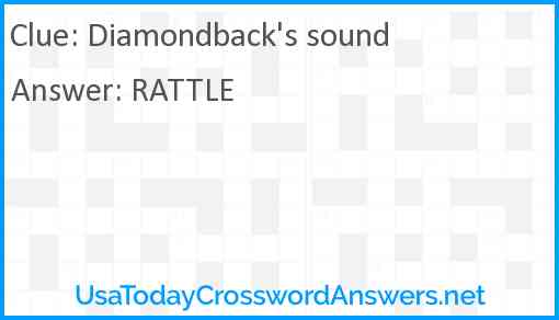 Diamondback's sound Answer