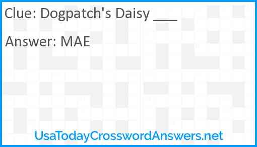 Dogpatch's Daisy ___ Answer