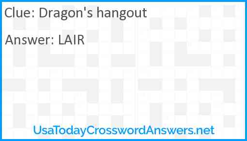 Dragon's hangout Answer