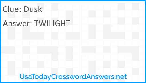 Dusk Answer