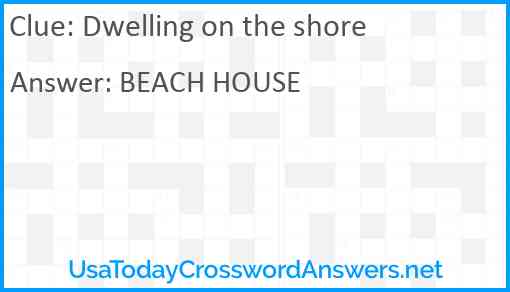 Dwelling on the shore Answer