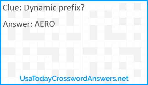 Dynamic prefix? Answer