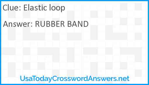 Elastic loop Answer