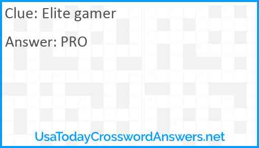 Elite gamer Answer