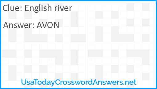 English river Answer
