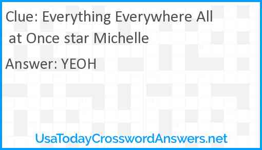 Everything Everywhere All at Once star Michelle Answer
