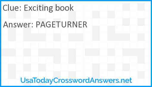Exciting book Answer