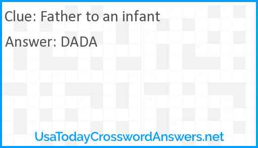 Father to an infant Answer