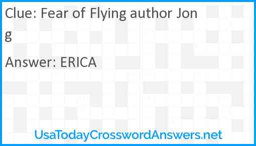 Fear of Flying author Jong Answer