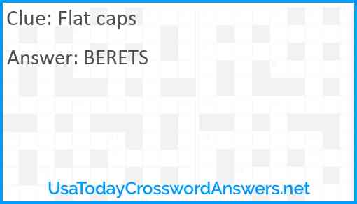 Flat caps Answer