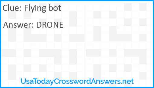 Flying bot Answer