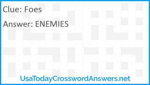 Foes Answer