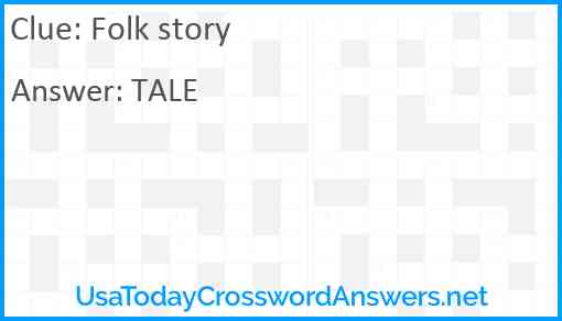 Folk story Answer