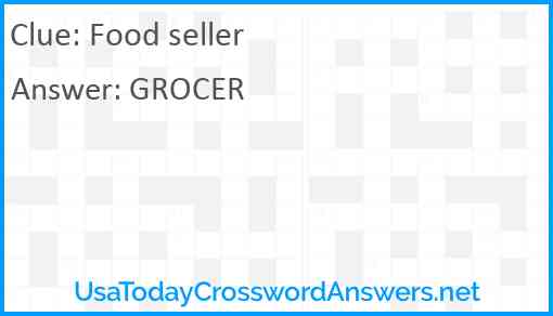 Food seller Answer