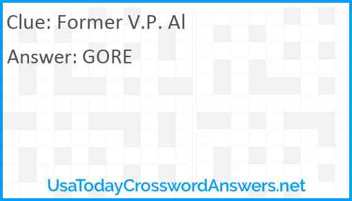 Former V.P. Al Answer