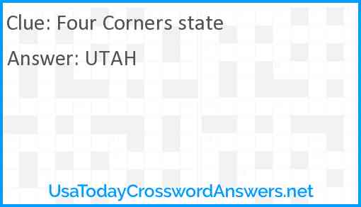 Four Corners state Answer