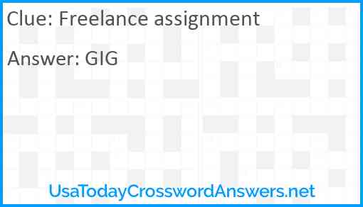 Freelance assignment Answer