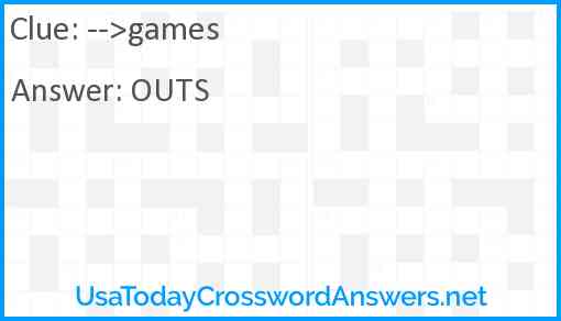 -->games Answer