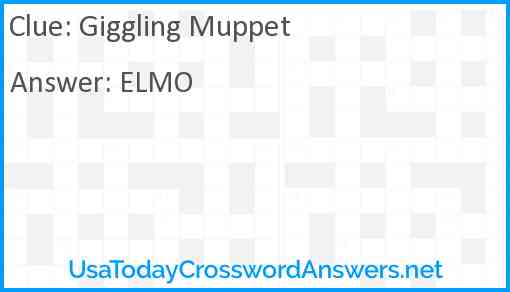 Giggling Muppet Answer