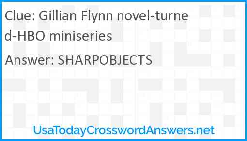 Gillian Flynn novel-turned-HBO miniseries Answer