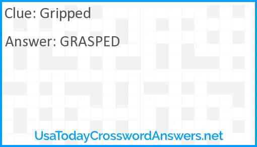 Gripped Answer