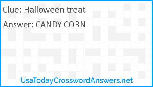 Halloween treat Answer