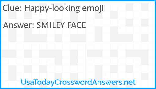 Happy-looking emoji Answer