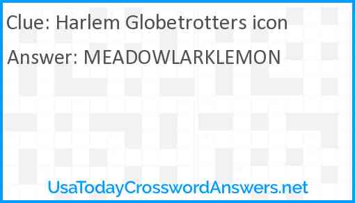 Harlem Globetrotters icon Answer