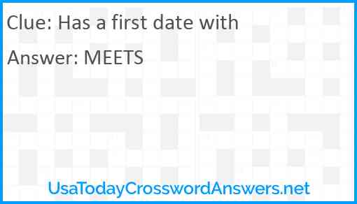 Has a first date with Answer