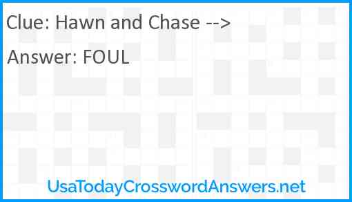 Hawn and Chase --> Answer