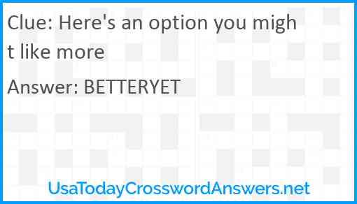 Here's an option you might like more Answer